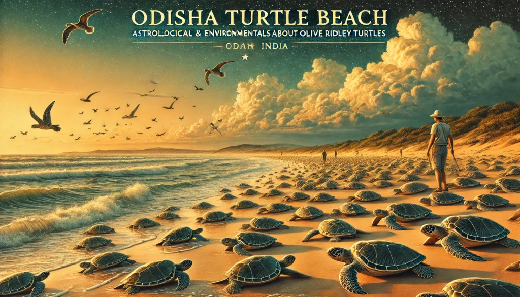 Odisha Turtle Beach | Olive Ridley turtles: The Historic Mass Nesting & Its Astrological Significance 2025