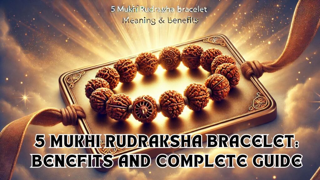 5 Mukhi Rudraksha Bracelet