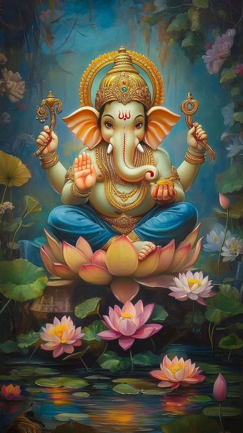 Mulank 5 mobile wallpaper ganpati bappa