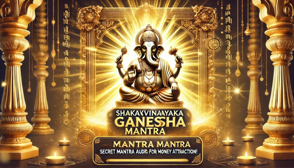 Shaktivinayaka Ganesha Mantra: Download Secret Mantra Audio for Money Attraction