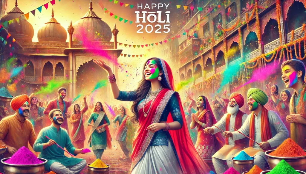 Happy Holi 2025 image vrindavan, braj holi, barsana holi