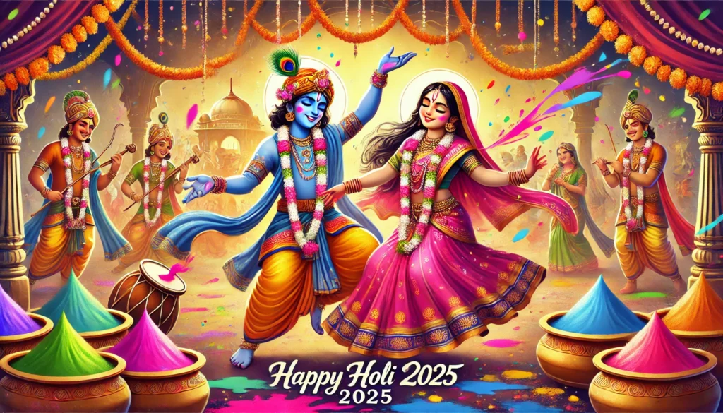 Happy holi 2025 vrindavan, braj holi, barsana holi