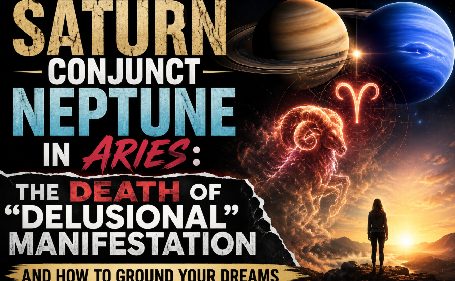 Saturn Conjunct Neptune in Aries: The Death of "Delusional" Manifestation and How to Ground Your Dreams