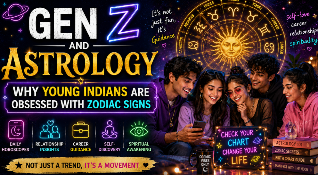 Gen Z and Astrology – Why Young Indians Are Obsessed with Zodiac Signs