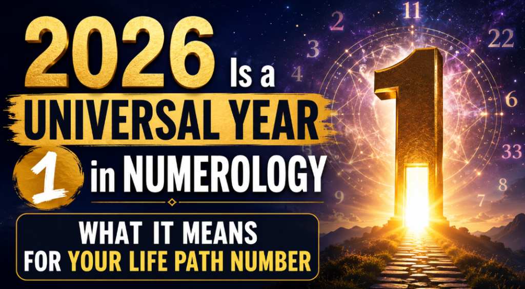 2026 Is a Universal Year 1 in Numerology
