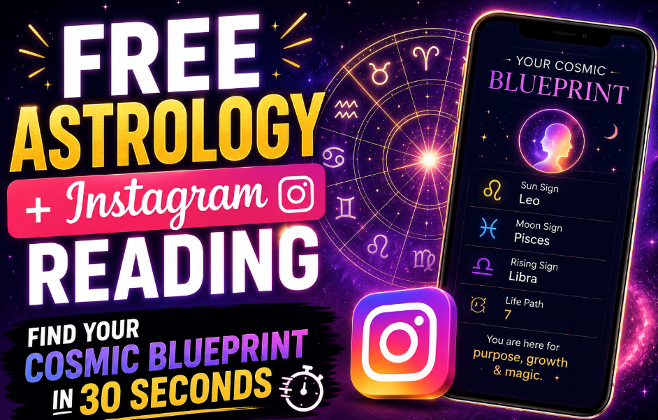 Free Astrology + Instagram Reading: Find Your Cosmic Blueprint in 30 Seconds