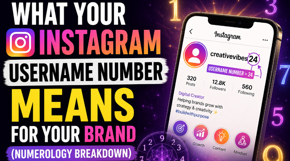 What Your Instagram Username Number Means for Your Brand (Numerology Breakdown)
