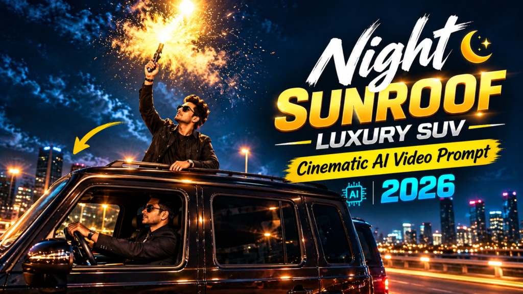 Night Sunroof Luxury SUV Cinematic AI Video: How to Create the Viral Reel in 2026