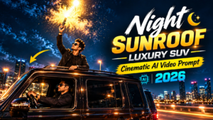 Night Sunroof Luxury SUV Cinematic AI Video: How to Create the Viral Reel in 2026