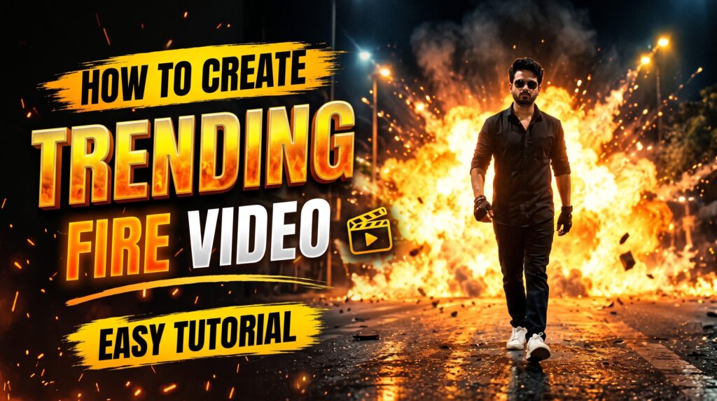 How to Create Trending Fire Video Using Google Flow (Step-by-Step Guide)