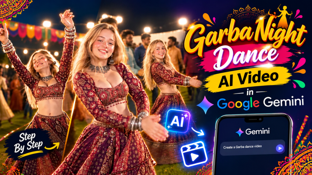 Garba Night Dance AI Video in Google Flow