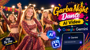 Garba Night Dance AI Video in Google Flow