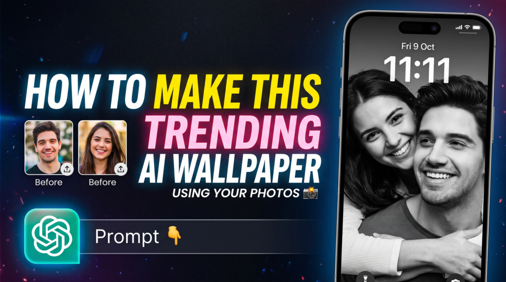 How to Create the Trending Couple iPhone Lock Screen Wallpaper Using ChatGPT