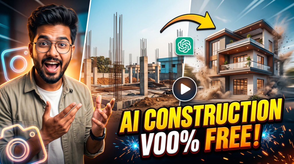 How to Create a Viral AI Construction Video of Your House or Café