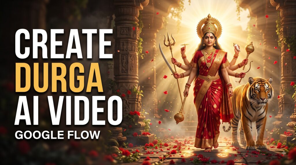 How to Create a Goddess Durga Walking AI Video in Google Flow